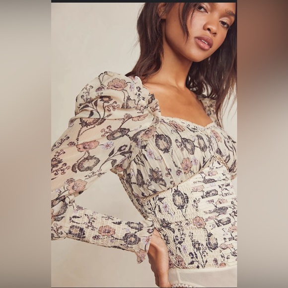 Free People Bridgerton Brunch Date Bodysuit - Picture 3 of 8